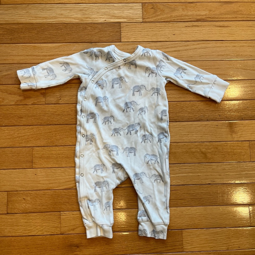 Pehr Elephant Print Jammie 12mo
